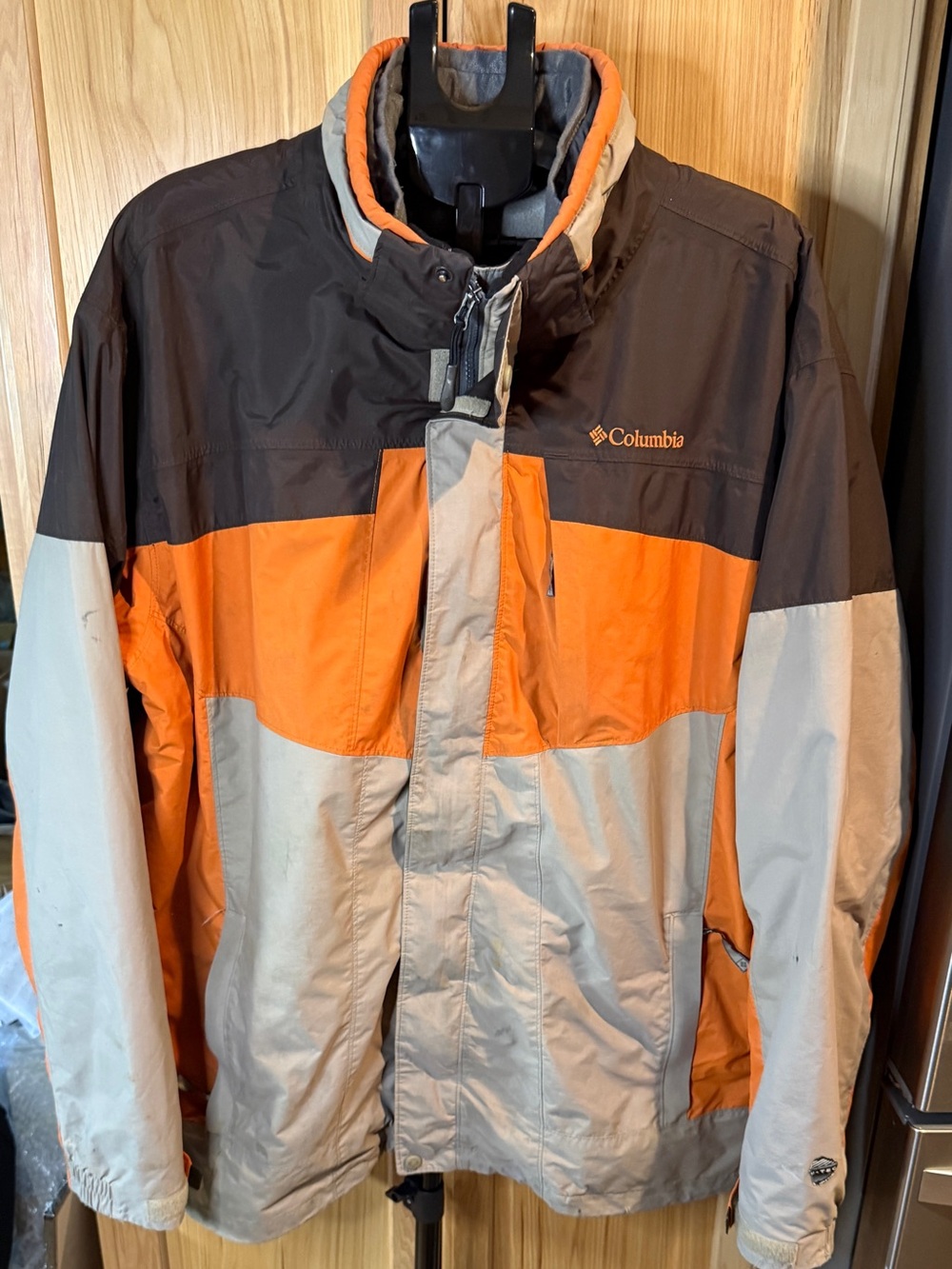 Columbia Colorblock Interchange Ski Jacket w/ Zip-In Fleece Men's 2XT